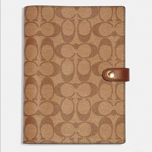 Coach Notebook in Signature Canvas